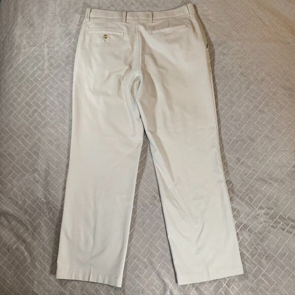 Gallaway Mens 34x30 Chino Pants Beige Straight Leg Mid Rise Golf Athletic - Picture 9 of 11